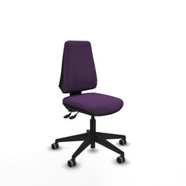 PIQUERAS Y CRESPO Silla de oficina Elche Morada con mecanismo Asincro