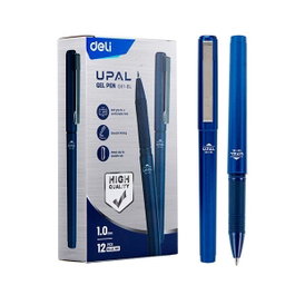 Deli Roller Upal Bolígrafo de tinta gel punta 1 mm azul
