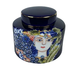 DKD Home Decor Jarrón de Porcelana Margot Multicolor