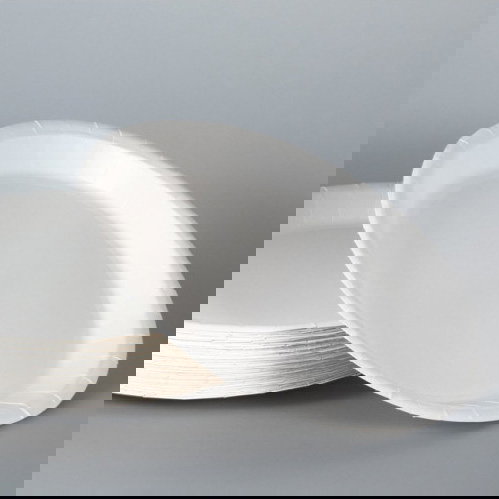 Algon Set 12 Platos Carton Redondos L/Soja 28 cm (36 Unidades)