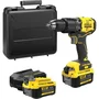 STANLEY FATMAX Taladro Atornillador de Impacto Sin Escobillas SFMCD715M2K-QW 18V Litio 60 Nm 2 Baterías 4Ah