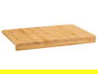 Kinvara Tabla Bambú Encimera 38 x 26.5 cm Marrón (Set de 6)