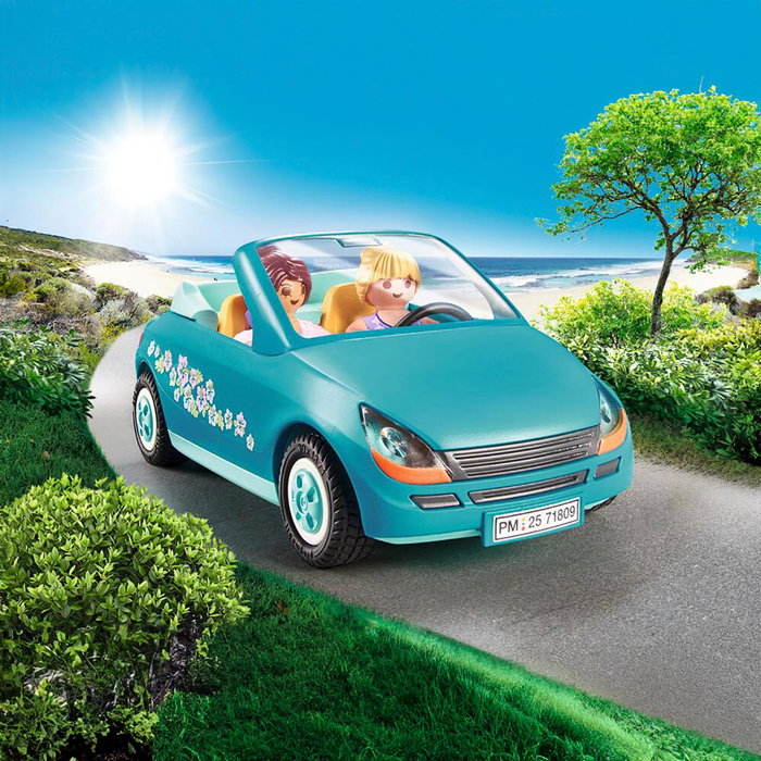 Playmobil Coche Descapotable Viaje Por Carretera Promo Packs 71809