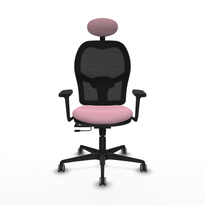 PIQUERAS Y CRESPO Silla de oficina Jorquera Rosa con Brazos 3D y Mecanismo Sincro/Traslack PIQUERAS Y CRESPO Silla de oficina Jorquera Rosa con Brazos 3D y Mecanismo Sincro/Traslack