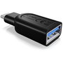 ICY BOX IB-CB003 Adaptador USB 3.0 Tipo-C Macho a Tipo-A Hembra Negro