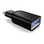 ICY BOX IB-CB003 Adaptador USB-A a USB-C Negro