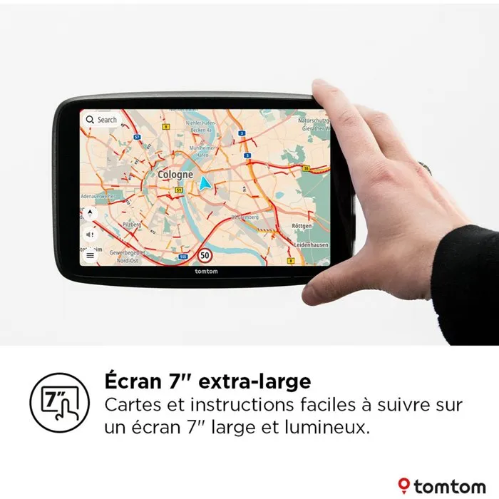 TomTom GO Navegador Portátil/Fijo 17,8 cm (7") Pantalla Táctil Negro TomTom GO Navegador Portátil/Fijo 17,8 cm (7") Pantalla Táctil Negro