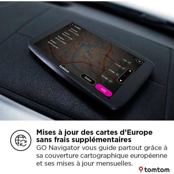 TomTom GO Navegador Portátil/Fijo 17,8 cm (7") Pantalla Táctil Negro TomTom GO Navegador Portátil/Fijo 17,8 cm (7") Pantalla Táctil Negro