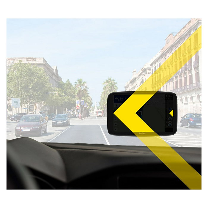 TomTom GO Navigator 7" - Navegador GPS portátil, pantalla táctil 7 pulgadas, mapas de Europa con tráfico en tiempo real, WiFi, Bluetooth, 32 GB