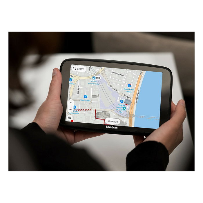 TomTom GO Navigator 7" - Navegador GPS portátil, pantalla táctil 7 pulgadas, mapas de Europa con tráfico en tiempo real, WiFi, Bluetooth, 32 GB