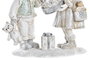 DKD Home Decor Figura Resina Niños Gris 15,5x8x19 cm