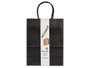 Pincello Set 2 Bolsas de Papel Color Negro 11 cm x 36 cm x 21 cm (Set de 48)