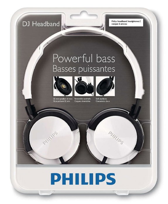 PHILIPS Auricular para DJ Blanco HL3000WT