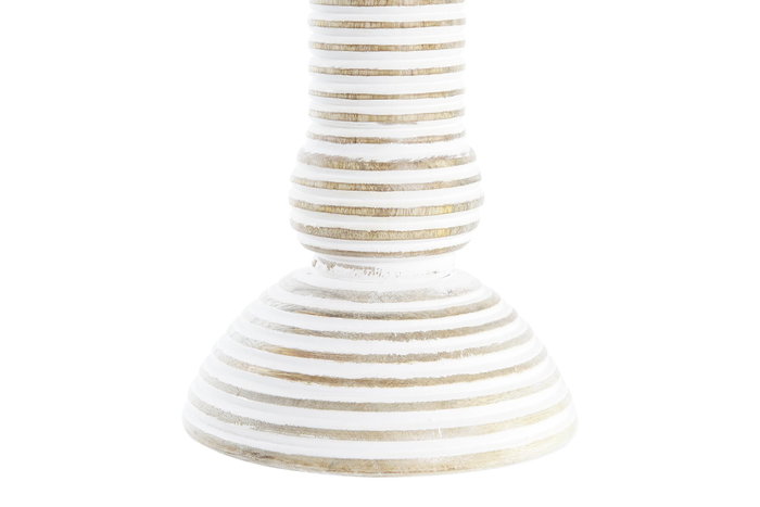 DKD Home Decor Set de 2 Portavelas de Mango y Hierro Decape