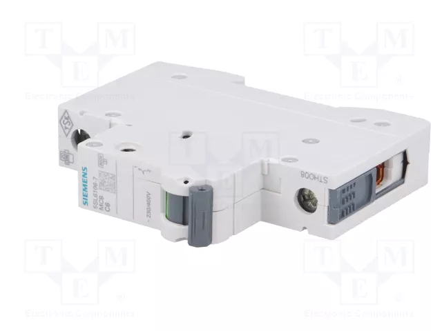 SIEMENS 5SL6106-7 Interruptor magnetotérmico 6A 1P Caract C