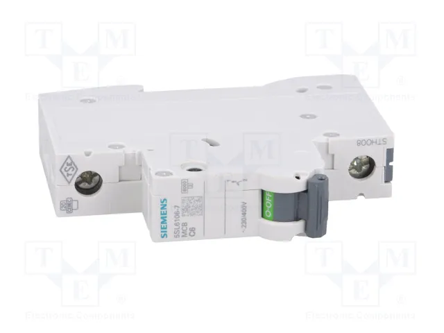 SIEMENS 5SL6106-7 Interruptor magnetotérmico 6A 1P Caract C