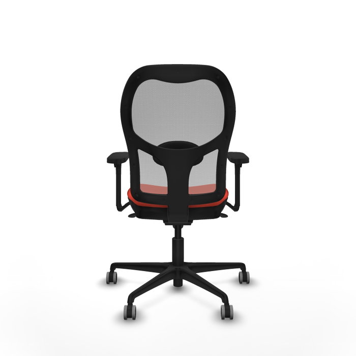 PIQUERAS Y CRESPO Silla de oficina Jorquera con mecanismo Sincro, Brazos 3D y Apoyo Lumbar