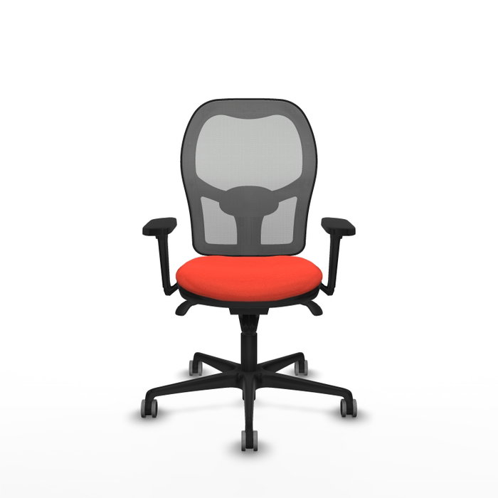 PIQUERAS Y CRESPO Silla de oficina Jorquera con mecanismo Sincro, Brazos 3D y Apoyo Lumbar
