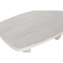 DKD Home Decor Mesa de Centro de Mango 137x76x45 cm Blanco