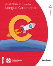 SANTILLANA, Cuaderno Lengua 1-4º Primaria Construyendo Mundos 2023