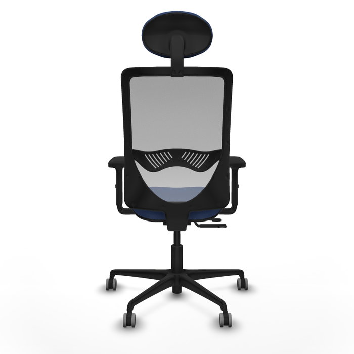 PIQUERAS Y CRESPO Silla de oficina Zulema con mecanismo Sincro/Traslack, Azul marino y Gris PIQUERAS Y CRESPO Silla de oficina Zulema con mecanismo Sincro/Traslack, Azul marino y Gris