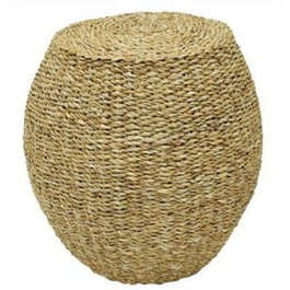 DKD Home Decor Mesita Auxiliar Seagrass Natural