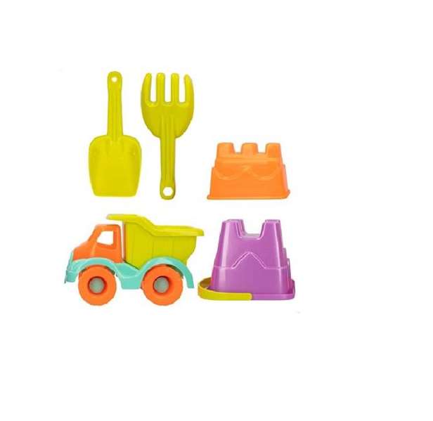 Color Baby Set de Playa Camión 21cm, Cubo Castillo y Palas 20cm Color Baby Set de Playa Camión 21cm, Cubo Castillo y Palas 20cm