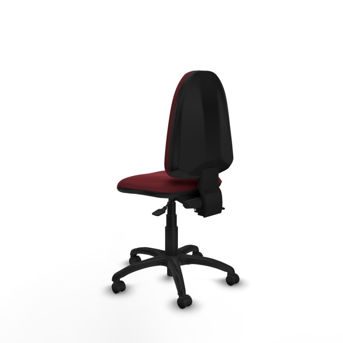 PIQUERAS Y CRESPO Silla de oficina Aýna Granate sin brazos PIQUERAS Y CRESPO Silla de oficina Aýna Granate sin brazos