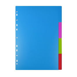 Separadores Senfort Pp Extra Grueso Opaco A4 4 Pestañas 11 Taladros