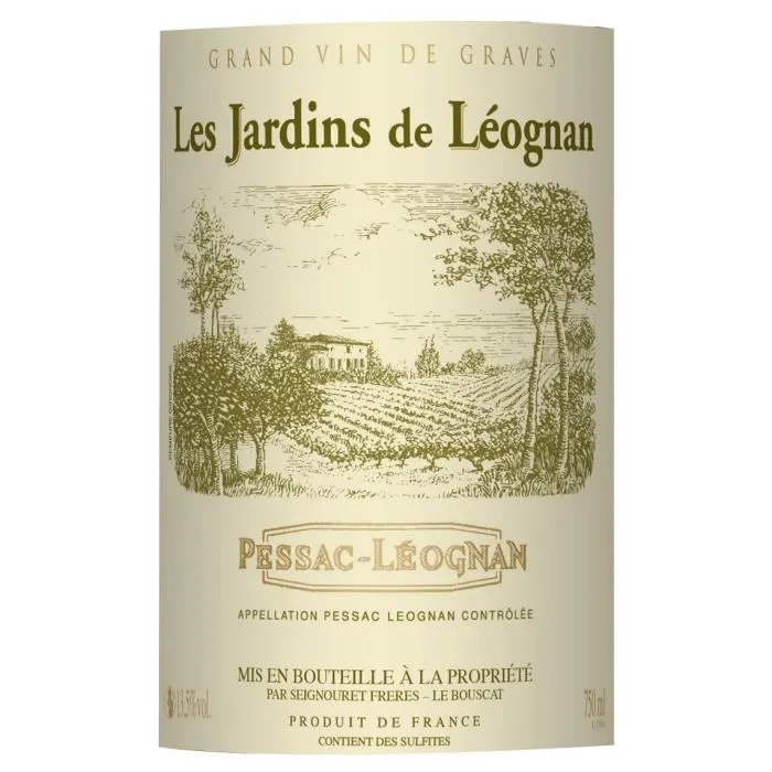 Les Jardins de Léognan 2022 Pessac-Léognan - Vino tinto Burdeos