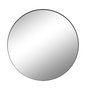 DKD Home Decor Espejo de Metal Desgastado Negro 90x90x5 cm