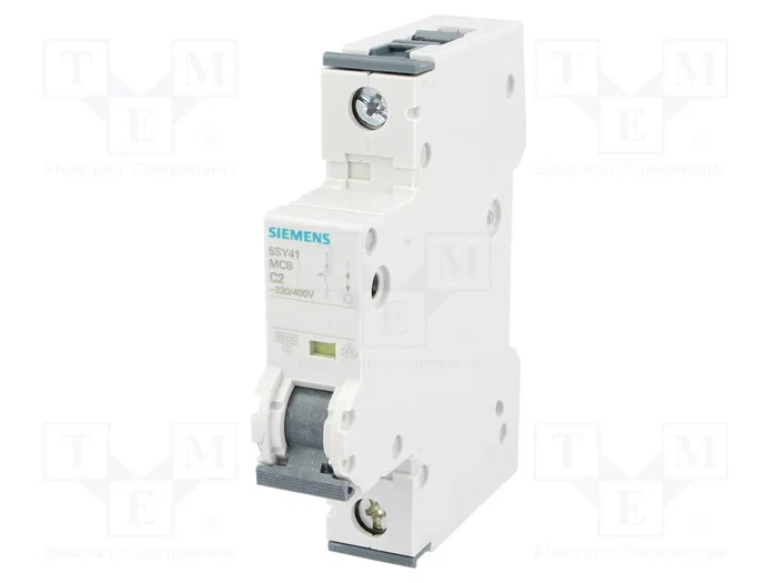 Siemens Automat C 2A 5SY41027 1 polo 10kA Siemens Automat C 2A 5SY41027 1 polo 10kA