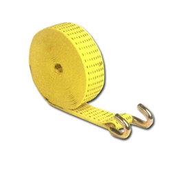Ponsa Cinta Ratchets 50 mm x 10 mt Amarilla con Gancho Abierto