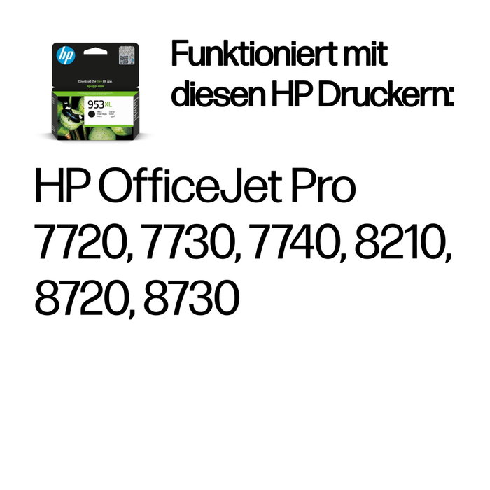 HP 953XL Negro Cartucho de Tinta Original HP 953XL Negro Cartucho de Tinta Original