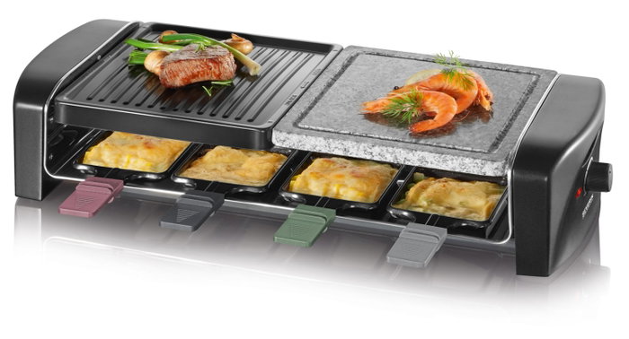 Severin RG9645 Raclette grill 8 personas - Negro Severin RG9645 Raclette grill 8 personas - Negro