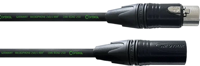 Cordial Cable De Micrófono Xlr 10 M