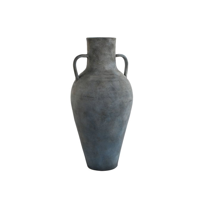 DKD Home Decor Jarrón de Terracota Envejecido Gris 33x33x69 cm DKD Home Decor Jarrón de Terracota Envejecido Gris 33x33x69 cm
