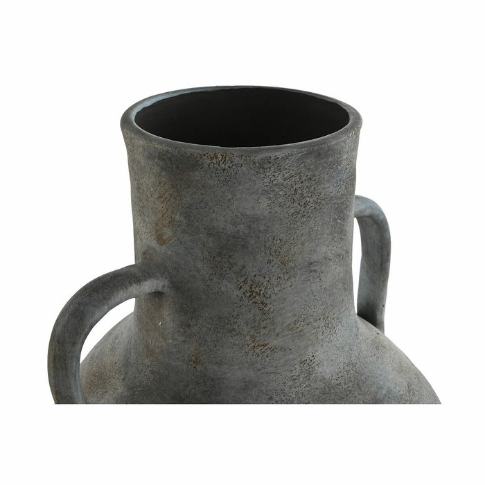 DKD Home Decor Jarrón de Terracota Envejecido Gris 33x33x69 cm DKD Home Decor Jarrón de Terracota Envejecido Gris 33x33x69 cm