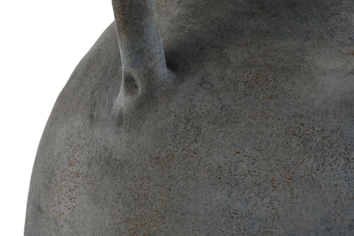 DKD Home Decor Jarron Oriental Gris Azul Terracota 33 x 69 x 33 cm Hecho a Mano