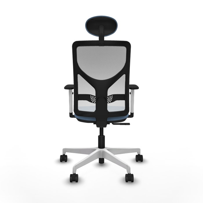 PIQUERAS Y CRESPO Silla de oficina Motilla con mecanismo Sincro, Azul cielo y Blanco PIQUERAS Y CRESPO Silla de oficina Motilla con mecanismo Sincro, Azul cielo y Blanco