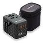Verbatim Adaptador Universal de Viaje UTA-05 con 2 Puertos USB-C y 2 Puertos USB-A, Carga Rápida