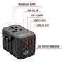 Verbatim Adaptador Universal de Viaje UTA-05 con 2 Puertos USB-C y 2 Puertos USB-A, Carga Rápida