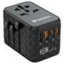 Verbatim Adaptador Universal de Viaje UTA-05 con 2 Puertos USB-C y 2 Puertos USB-A, Carga Rápida