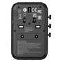 Verbatim Adaptador Universal de Viaje UTA-05 con 2 Puertos USB-C y 2 Puertos USB-A, Carga Rápida