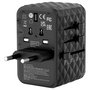 Verbatim Adaptador Universal de Viaje UTA-05 con 2 Puertos USB-C y 2 Puertos USB-A, Carga Rápida