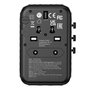 Verbatim UTA-05 Adaptador de Viaje Universal GaN III con 2 USB-C y 2 USB-A 65W