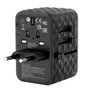 Verbatim UTA-05 Adaptador de Viaje Universal GaN III con 2 USB-C y 2 USB-A 65W