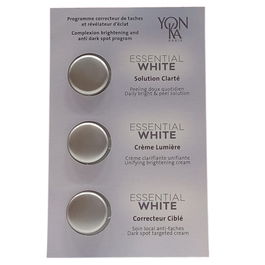 Set YonKa: Correcteur Cible, Anti Spot, Cream, For Face ml *Sample + Lumiere, Anti Spot, Day & Night, Cream, For Face, 1 ml *Sample + Essential White, Anti Spot, Day & Night, Cream, For Face, 0.5 ml *Sample