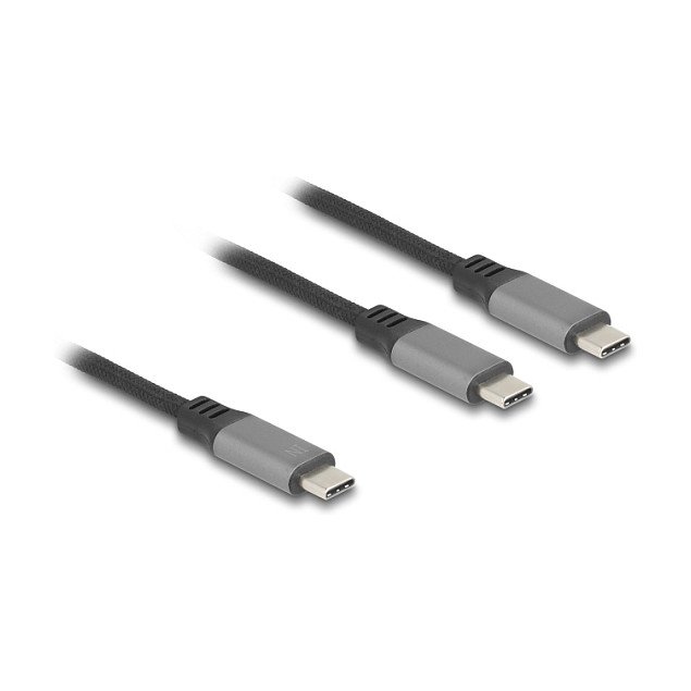 DeLOCK Cable USB-C™ Y 1 x Macho a 2 x Macho PD 3.0 100 W 1,2 m DeLOCK Cable USB-C™ Y 1 x Macho a 2 x Macho PD 3.0 100 W 1,2 m