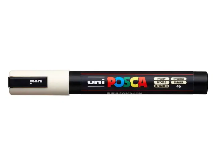 POSCA Marcador PC-5M Marfil Punta de Bala 1,8-2,5 mm
